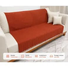 Manta Para Sofá  Retrátil 2,10X1,20 Cama Poltrona Decorativa 100% Algodão.