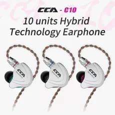 CCA C10 4ba + 1dd Híbrido Na Orelha Fone De Ouvido Hifi Dj Monito Running Sports 5 Unidade De Acionamento Fones Cancelamento De Ruído C12 ZS10 pro KZ 0,78 0,75