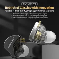 CCA CRA PRO Fones De Ouvido Dinâmicos Com Fio Intra-Auriculares Esportivos Jogos De Música subwoofer