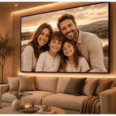 Quadro Decorativo Personalizado Com Sua Foto Mosaico Sala Quarto Escritório