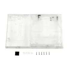 Para PS2 7w 9W Caixa Transparente De Carcaça Completa Console Shell Com Parafusos 9000X 90000 9W 70000 7w