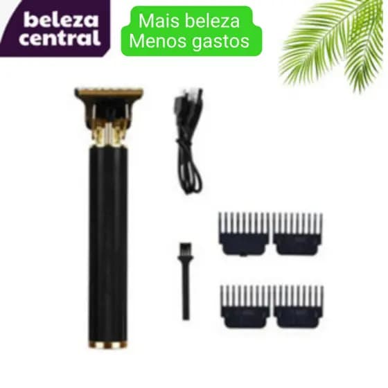 Máquina Maquininha de Cortar Rapar Cabelo Aparar Barba Pelos do Corpo - Bivolt