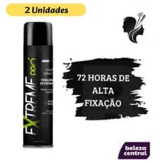kit 2 Unidades Laquê Fixador de Cabelos Mega Hold Extreme Pro Fixador Extra Forte  - 400ml