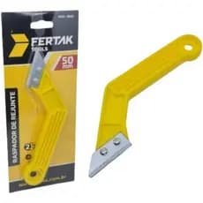 Raspador De Rejunte Argamassa 2 Lâminas C/ Tungstênio 50mm Fertak