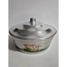 pote em alumínio antigo C3718