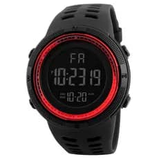 Relógio De Pulso Masculino Esportivo Com Visor Grande Tela Preta Luminoso MultifuncionalRelógio De Pulso Masculino Esportivo Com Visor Grande Tela Preta Luminoso Multifuncional