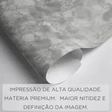 Papel de Parede Cimento Queimado 18 Metros de Adesivo Parede Sala Lavável 3D Papel Adesivo de Parede