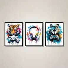 Quadros Decorativos para Console Games