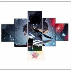 Quadros Decorativos Animes Solo Leveling Sung Jin-Woo