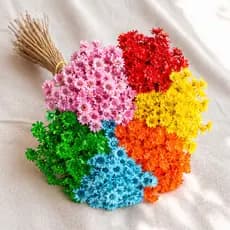 150 Florzinhas Sempre Vivas Elegante Selecionadas - Decoração casa Eventos Casamento Luxo Premium
