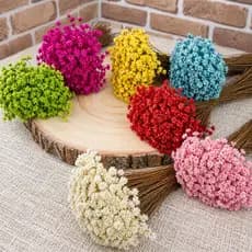 1800 Mosquitinho Flores Sempre Vivas Selecionadas Kit com 300/600 Arranjo Artesanal Eventos