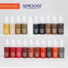 15ML Pigmento Profissional Multicolor Para Maquiagem Permanente De Tinta De Tatuagem O Corpo