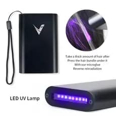 Lâmpada UV especial para extensões de cabelo | Máquina de extensão de cabelo V Light com cura rápida