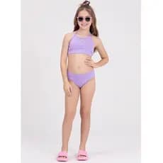 Conjunto Infantil Biquíni UV 50+ Little Summer Lilás