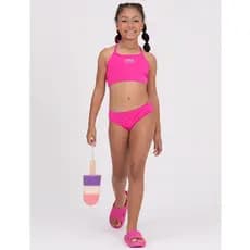Conjunto Infantil Biquíni UV 50+ Little Summer Vermelho