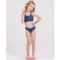 Conjunto Infantil Biquíni UV 50+ Babadinho Marinho