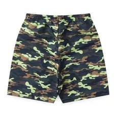 Bermuda Infantil Tactel Camuflado Preto