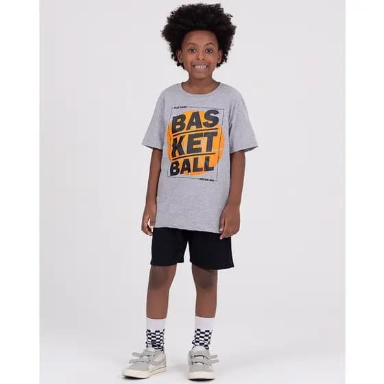 Conjunto Infantil Ribana Basketball Mescla