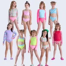 Biquínis Infantil Menininha Verão com Alegria UV50+
