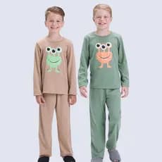 Pijama Infantil Masculino de Inverno Etzinho Brilha no Escuro