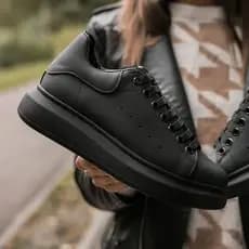 Tênis Masculino Casual  McQueen Básico Sola Alta resistente Macio