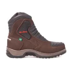 Bota Motociclista Masculina Em Couro Para Chuva Motoqueiro Speed Cano Curto