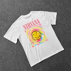 Camiseta Camisa Blusa Algodão Unissex Nirvana Rock 30.1