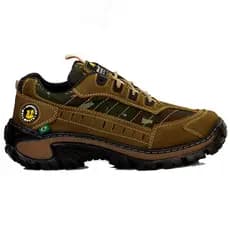 Tênis Masculino Casual Intruder Catter Em Couro Adventure Palmilha Gel Anatomic