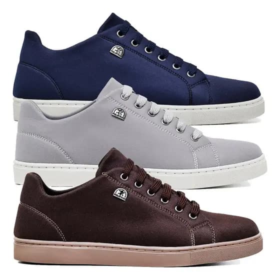 Kit 3 Tênis Masculino Sapatenis Adulto Casual Barato Escolar Trabalho Custo Benefício