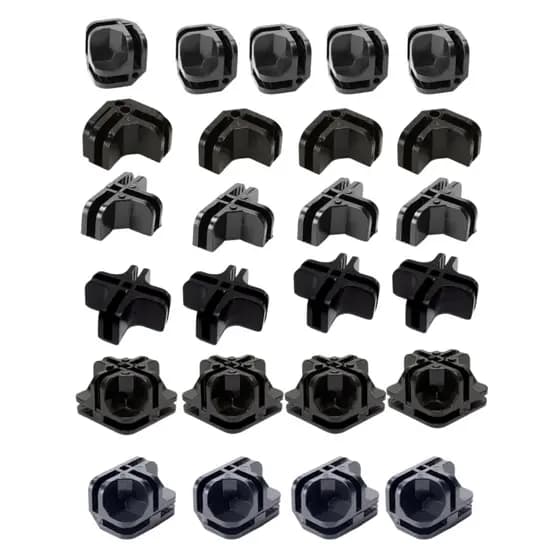 Conectivos Para Balcões de Vidro e Tela - Conexão - Conectores Kit com 10 peças