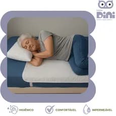 Protetor De Colchão Impermeável Meia Cama Solteiro 1 x 0,7 m