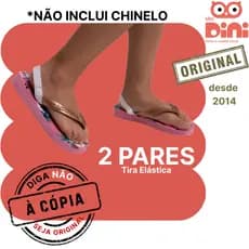 KIT 1 ou 2 PARES - Tira De Segurança Para Chinelos Infantil Não Sair do Pé - Confortável