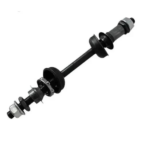 Eixo Traseiro Reforçado Completo 175mm Preto Bicicleta Bike