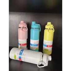 Garrafa Térmica com CAPA Protetora 600ml 800ml 1000ml  Espacial Quente & Frio Com Isolamento De Inox Grande Capacidade
