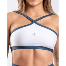 Top Twist Legbox Feminino Original Alta Sustentação Fitness Academia  Treino Corrida Ginastica