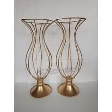 kit 2 Vasos decorativos 35cm para borda com pedraria, vasos decoração, vasos aramado vaso armação