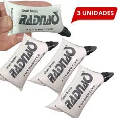 Kit 3 Graxa Branca 80g Bisnaga Radnaq  Graxa Para Rolamentos
