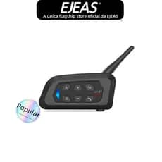 EJEAS V4C PLUS Fone De Ouvido De Intercomunicação Bluetooth Referee , 5.1 , 4 Pessoas Falam Em Tempo real Impermeável