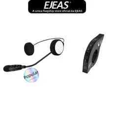 Controlador EJEAS EUC E E1 + Interfone De Fone De Ouvido Sem Fio Bluetooth Para Capacete De Motocicleta , Som 3D 5.1 Shoei AGV KYT Yamaha Honda Forza 250