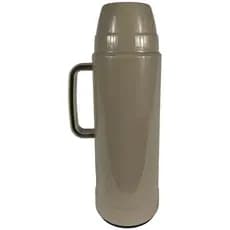 Garrafa Térmica Mor 1 Litro Bege Use Inverno Café Chimarrão Resistente