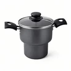 Cuscuzeira Tramontina Turim Alumínio Starflon Chumbo 14cm