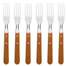 Jogo para Churrasco Tramontina Jumbo 12 Peças em Aço Inox e madeira Natural