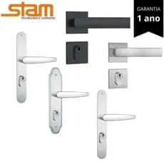 Fechadura Stam Estreita Espelho Inox Ou Preta 601/33  501/33  803/33  803/35  813/35 OU 823/35