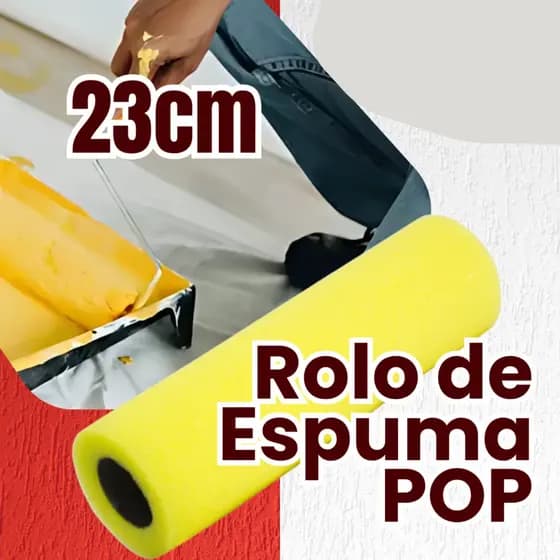 Rolo de Pintura Espuma POP 23cm Compel