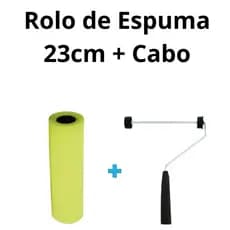 Rolo de Espuma Pop 23cm com Cabo Sem Gaiola Compel