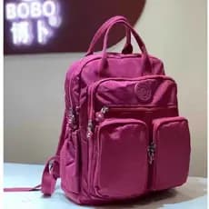 Bolsa Mochila Feminina Impermeavel Nylon Transversal De Mao 3 em 1