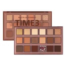 Paleta De Sombras 6 Times 3  Labranche 18 Cores Pigmentadas  Make Versátil e Intensa