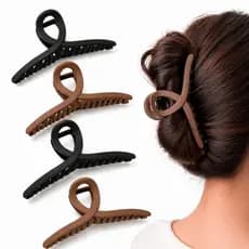 Presilha Prendedores Grampos Para Cabelo Grande Fosco Acessórios