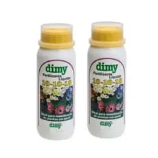 Kit 2 Fertilizantes Adubos Líquidos Dimy NPK 10-10-10 500ml Total 1 Litro De Produto