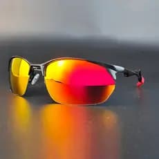 Óculos De Sol Para Ciclismo Com Armação De Metal Esportes De Bicicleta Ao Ar Livre